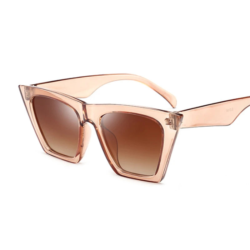 Square Style Sunglasses Woman Brand Designer Retro Sun Glasses Female Plastic Frame Luxury Mirror Oculos De Sol Feminino